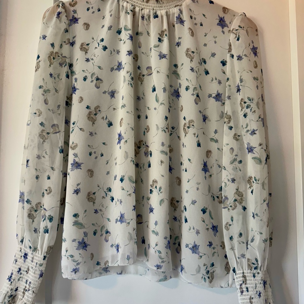 Wilfred White Floral Blouse